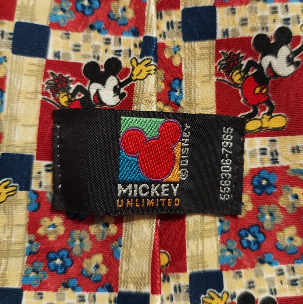 Vintage Mickey Unlimited Mickey Mouse Disney tie - Picture 5 of 6